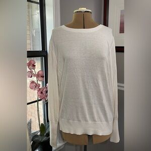 NWT LOFT sz XL Cream Knit Sweater